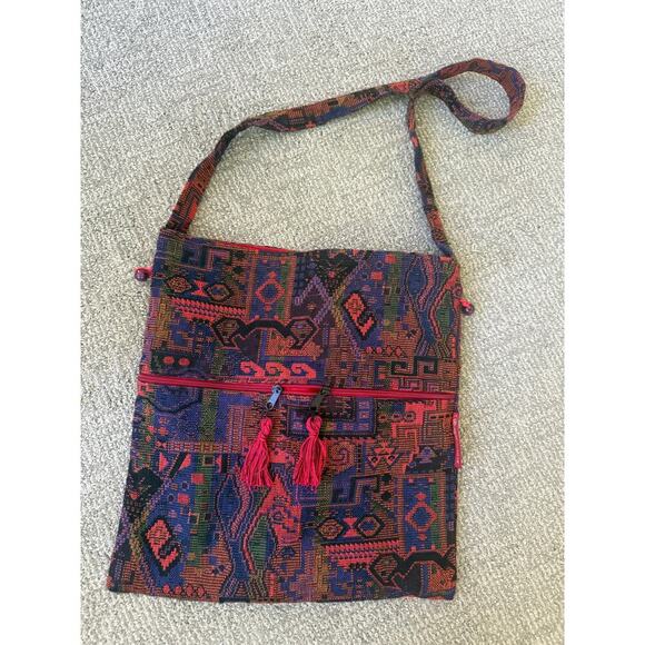 Anter Tote drawstring patterned bag made in Israel - Picture 1 of 8